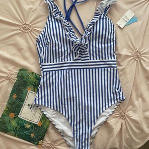 One piece bathing suit